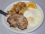 Pork Chops & Eggs 